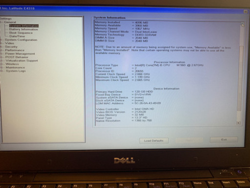 (お取引き中）人気！Dell latitude E4310　Win10 pro 64bit 21 新品SSD搭載！