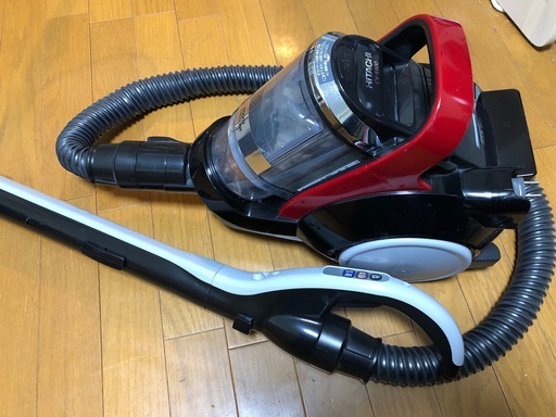 取りに来れる方限定！日立掃除機　2段ブーストサイクロン CV-S900(R) レッド
