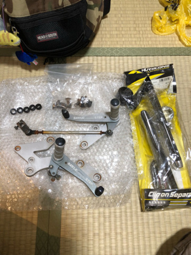 ゼファー 400 用 バックステップ セパハン セット