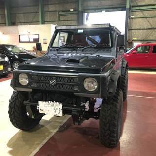  JA11Vジムニー改 前後エアロッカー  車検3年7月