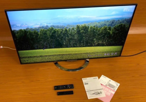 美品  SONY 55V型 液晶テレビ BRAVIA KDL-55W920A 2014年製 フルHD 3D対応 55インチ 55型 ’ワンタッチリモコン付き（498）AKARI
