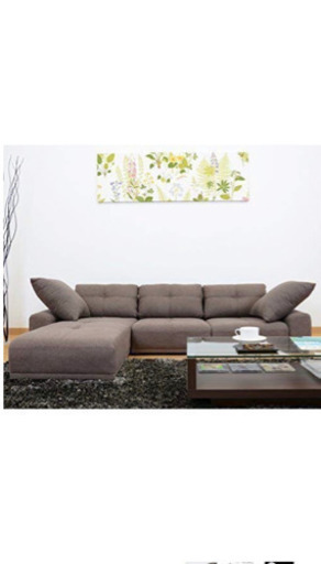 ロータイプのコーナーソファー