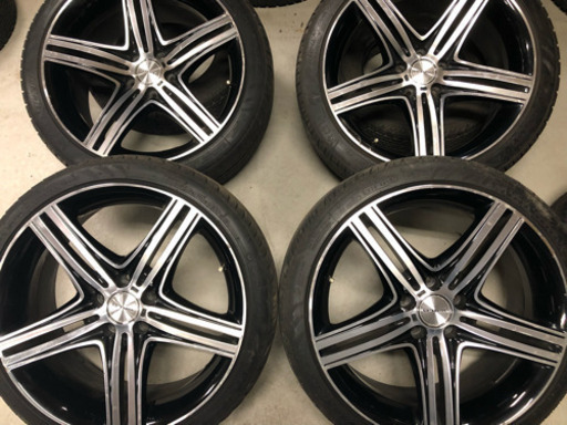 WALD マホラM11Cタイヤセット セルシオ　シーマ　フーガ　アルファードミニバンなどに