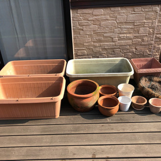 断捨離中！植木鉢、プランター
