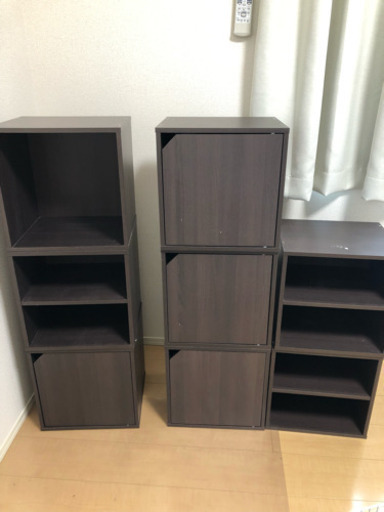 キューブボックス ブラウン バラ売り可(条件つき)