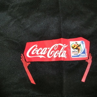 アディダス・コカコーラ コラボ Tシャツ ワンピース ジュニア半袖 L 黒の画像