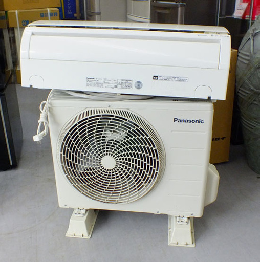 PayPay可 手稲リサイクルPanasonic/パナソニック エアコン CS-J225C-W  冷暖房 6畳 スマホで遠隔可 2015年製￥33,800-