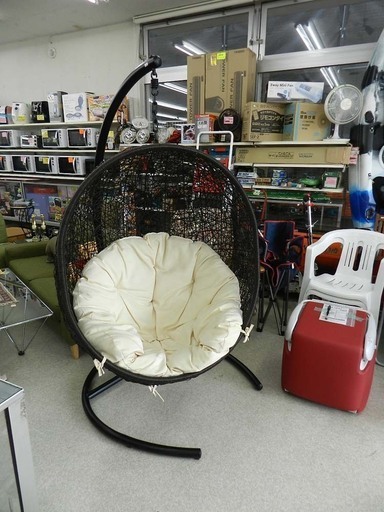 ハンキングチェア ゆりかご リラックスチェア ハンモックチェア 一人掛け  ☆ PayPay(ペイペイ)決済可能 ☆ 札幌市 北区 屯田