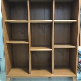 本棚 チェスト 棚 ナチュラルの画像