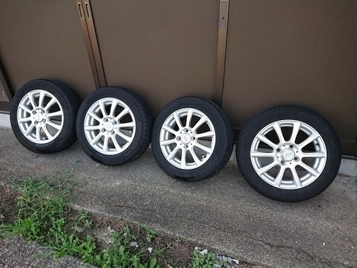 軽自動車用に すぐ使えます　155/65R14社外ホイール付き4本セット