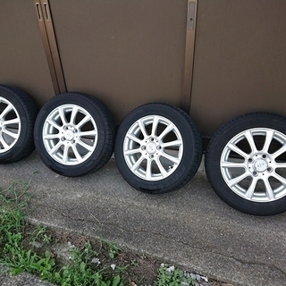 軽自動車用に すぐ使えます　155/65R14社外ホイール付き4本セット