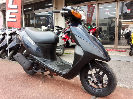 NO.2814　レッツ２　２サイクルエンジン　ブラック　☆彡