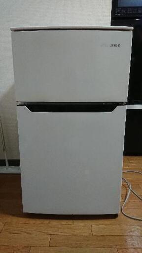 冷蔵庫 ツードア 白 93L Hisense