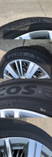 日産純正　AUTECH☆ ■ヨコハマ ECOS (ES31) ■215/55R17 94V バリ山 2015年製 美品 5H・114.