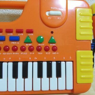 値下げ!!子供用キーボード☆マイミュージックセンター♪32キー（マイク付）の画像