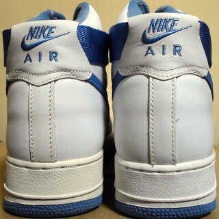 新品未使用 絶版◆ナイキ エア フォース1 ハイ /NIKE AIR FORCE 1 HIGH LEA MESH/US 8.5/26.5/ホワイト×スカイブルー/デッドストック の画像