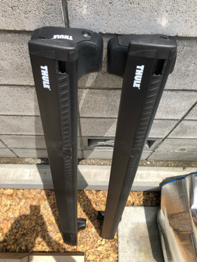 日本正規品 THULE トヨタ プリウスα用 ルーフキャリア th754 + th969B + Thule kit 1668 プリウス