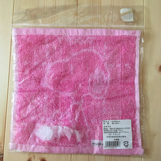 値下げ　スヌーピーのハンドタオルの画像