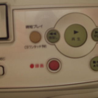 SANYO VHS ビデオテープレコーダー　VZ-H21　2001年製　中古　取扱説明書・リモコン付の画像