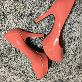 【新品未使用】エナメルPINKパンプスの画像