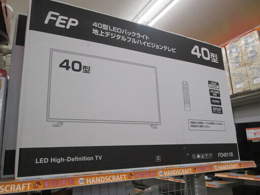 FEP　40型液晶テレビ　FD4011B　未使用　2018年モデル