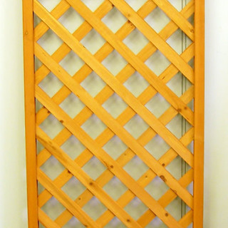 【あげます！0円】格子ラティス　60cm × 180cm （タテ...