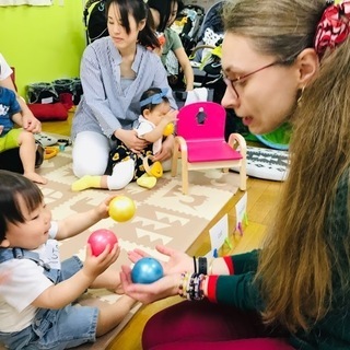 外国人ママの先生とベビー英会話レッスン in 大阪