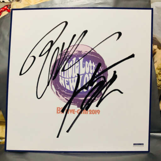 B'z B’z LIVE-GYM 2019 -Whole Lotta NEW LOVE- サイン色紙