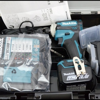 【RH-5048】未使用 マキタ インパクトドライバ TD161DRGX ブルー 14.4V 6.0Ah［バッテリ2本タイプ］