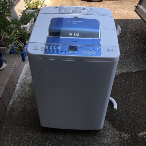 日立 ＢＷ-８ＫＶ  8キロ  2010年  脱水時多少の騒音あり。 7/31まで使用