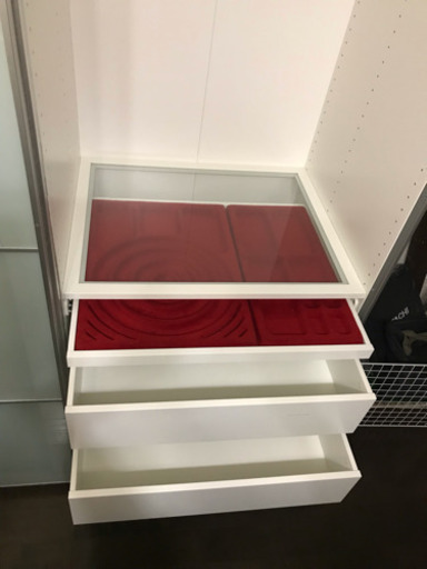 IKEA PAX システムクローゼット  セッケンフロストガラス