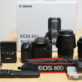 【最新】EOS80D ダブルズームキット + おまけ付きの画像