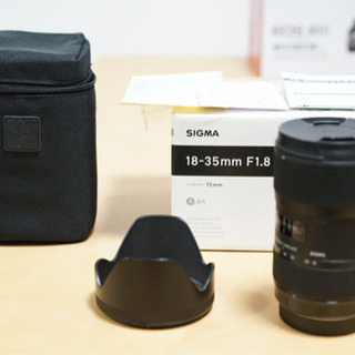 SIGMA 18 35 F1.8 キャノンEFマウントの画像