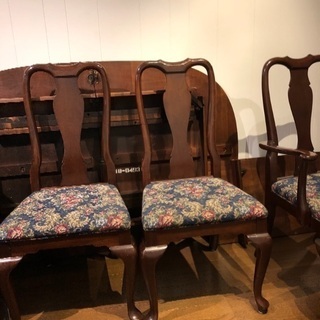 Ethan Allen ダイニングテーブル 椅子 6脚 セット