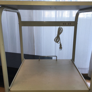レンジ台 コンセント2口付きの画像