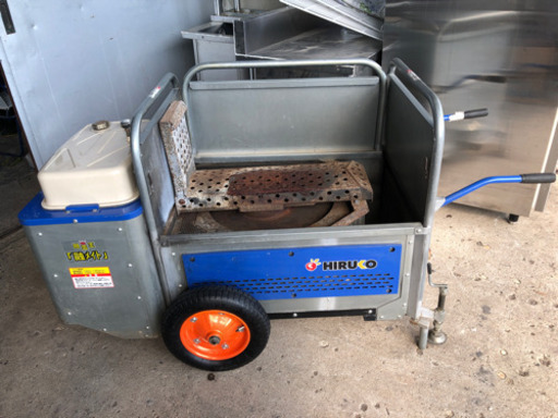 タイヤホイール新品交換済 移動式融雪機◆融雪王 融メイト◆YR-1500-40GA◆