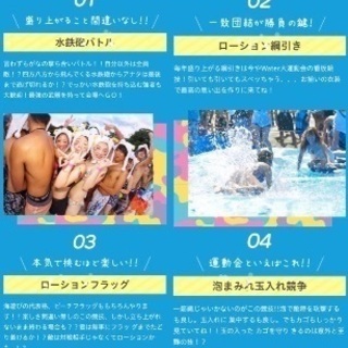 水フェス【水×ローション×泡×音楽×水着】 inりんくうビーチ の画像