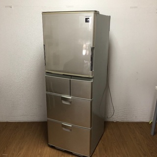 シャープ プラズマクラスター 自動製氷機 5ドア冷蔵庫380L 25000円