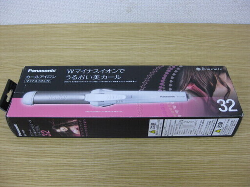 未使用品 パナソニック Panasonic アミューレ カールアイロン EH1712P-W 32mm
