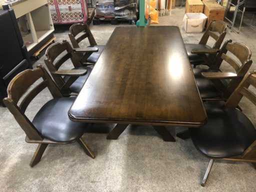 6人がけダイニングテーブルセット