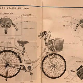 ☆ ホンダ ラクーン UX-1,UX-3,RX-3 取扱説明書の画像