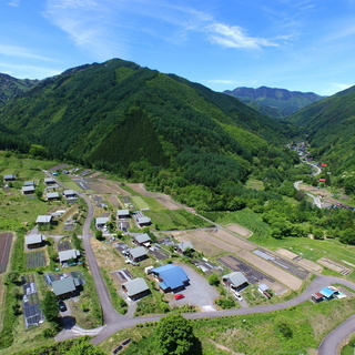 【農園付き貸別荘】R2年度利用者募集!!入山クラインガルデン１棟!! 募集中（先着順）　 標高1200ｍ！眺望豊かな松本市奈川    244,440円/年)～1年契約,10年まで更新可。 - 松本市