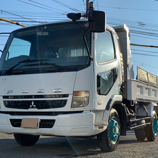 三菱ふそう ファイター ダンプ 車検付 エンジン好調 4tの画像