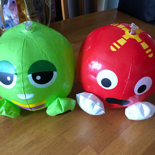 ガチャピン&ムック❣️ビーチボール