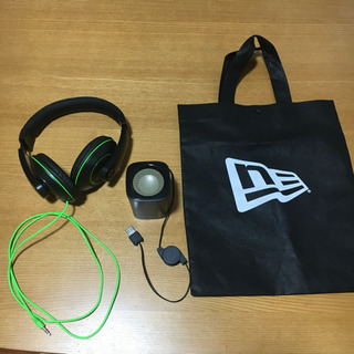 ニューエラショップ&スピーカー&ヘッドホン3点セット