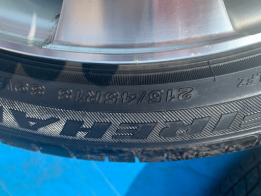 215/45R 18 ファイヤーストーン製タイヤ アルミホイール付き