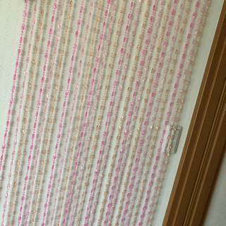 可愛いビーズのれん