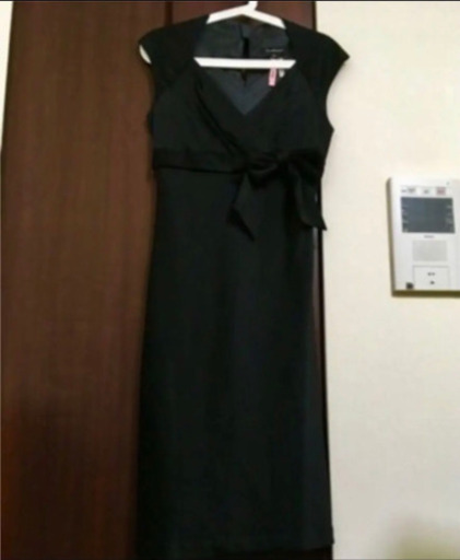 値下一切不可 2万 2回着 M-premire パーティドレス ブラック 結婚式