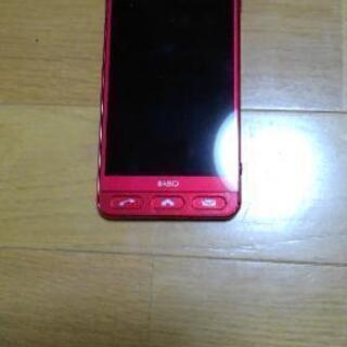 au スマホ シャープ製 BASIO 品番はSMV36の画像