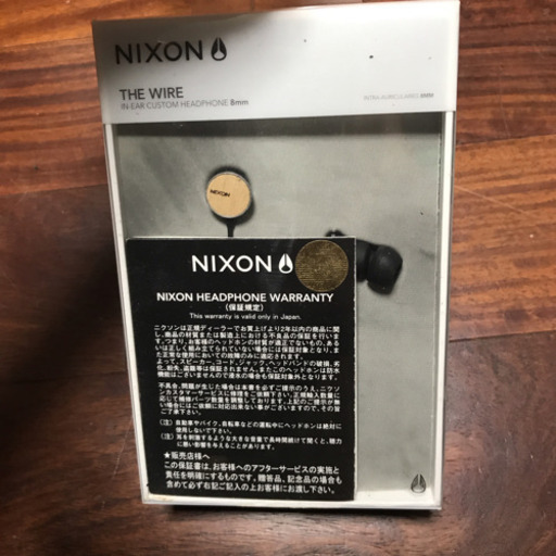最終値下‼️新品‼️NIXONwire 8mm  イヤホン 定価6,825円を2,000円で！